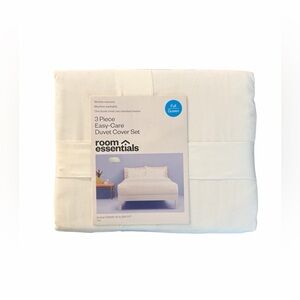 Room Essentials Classic White Duvet Cover Set